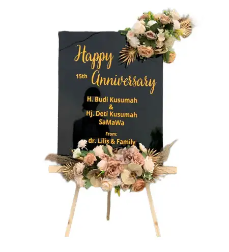Papan Bunga Akrilik Bandar Kasih